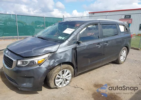2017 Kia Sedona Lx из США, поврежденный, VIN KNDMB5C13H6267204
